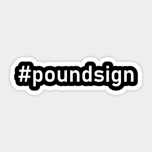 #poundsign Sticker